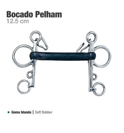 BOCADO PELHAM GOMA BLANDA