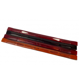 FRONTAL DE CUERO ARTESANO PARA MOSQUERO DE SEDA O CERDAS